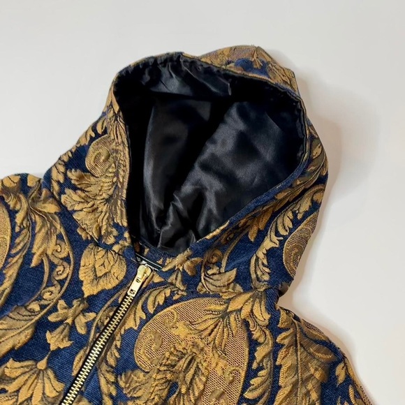 royal satin-lined hoodie - Picture 4 of 8